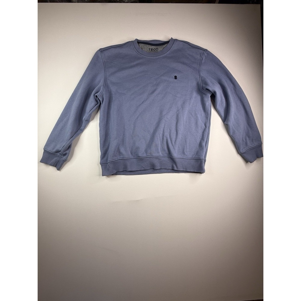 Light Blue Izod Sweatshirt Mens Large Long Sleeve Pullover